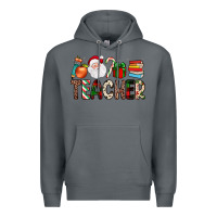 Rock teacher christmas Premium Hoodie - JahusDesignShop