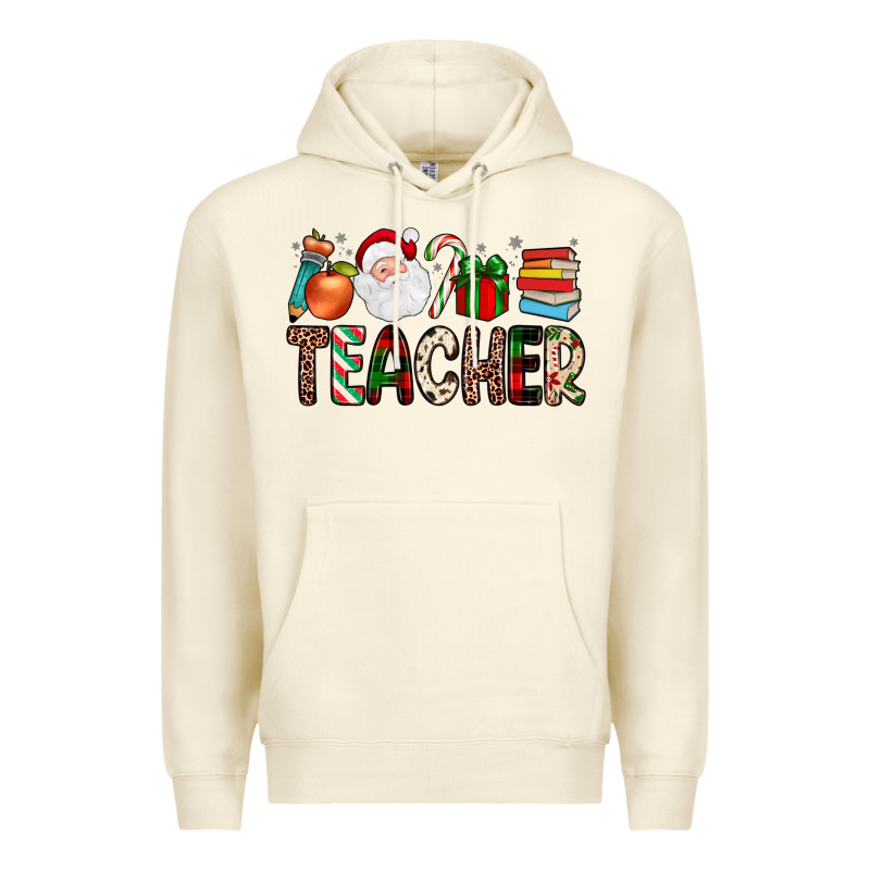 Teacher Christmas Premium Hoodie by JahusDesignShop | Teevron