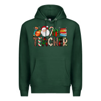 Sports Green teacher christmas Premium Hoodie - JahusDesignShop