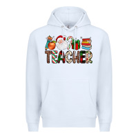 White teacher christmas Premium Hoodie - JahusDesignShop
