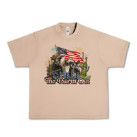 Burro chill the fourth out cows 4th july america Urban Heavy Tee - NancyCooperArtShop