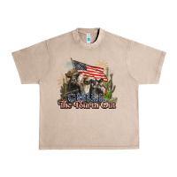 French Oak chill the fourth out cows 4th july america Urban Heavy Tee - NancyCooperArtShop