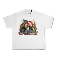 Lunar Rock chill the fourth out cows 4th july america Urban Heavy Tee - NancyCooperArtShop