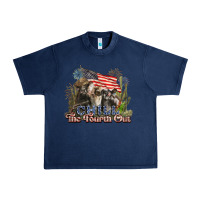 Navy chill the fourth out cows 4th july america Urban Heavy Tee - NancyCooperArtShop