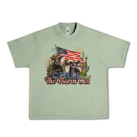 Chill The Fourth Out Cows 4th July America Urban Heavy Tee | Teevron
