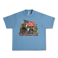 Pebble Blue chill the fourth out cows 4th july america Urban Heavy Tee - NancyCooperArtShop