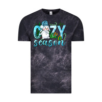Cloud Black cozy season winter christmas Vintage Tee - NancyCooperArtShop