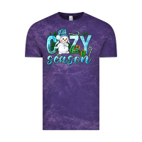 Cloud Purple cozy season winter christmas Vintage Tee - NancyCooperArtShop