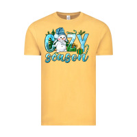 Vintage Mustard cozy season winter christmas Vintage Tee - NancyCooperArtShop