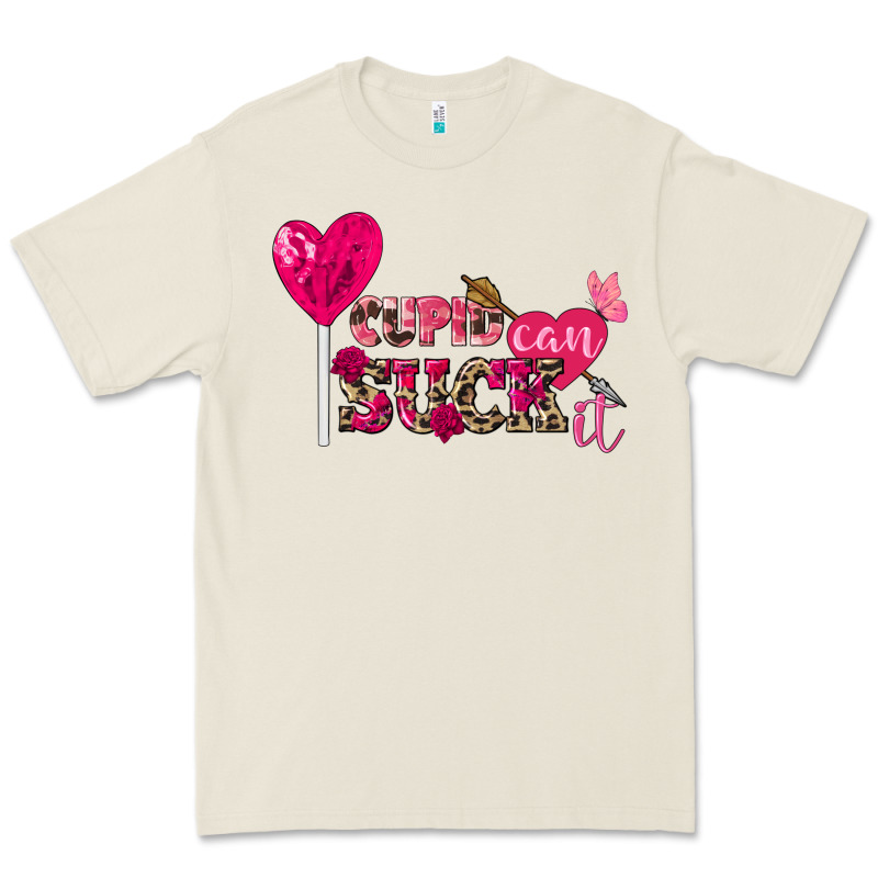 Cupid Can Suck It Valentine's Day Premium Tee by FaDigitalArtStudio | Teevron