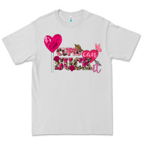 Dove Grey cupid can suck it valentine's day Premium Tee - FaDigitalArtStudio