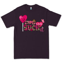Plum cupid can suck it valentine's day Premium Tee - FaDigitalArtStudio