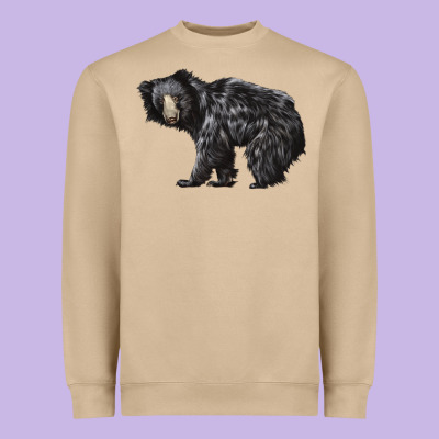Sloth Bear Heavyweight Sweatshirt Designed By Lillyallendesigns