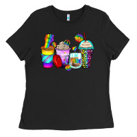 Black pride coffee cups Ladies Tee - Zillion Design Studio