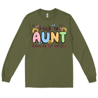 Army Green being an aunt makes my life complete Long Sleeve Tee - MaliasSmallBusiness