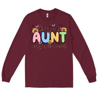 Burgundy being an aunt makes my life complete Long Sleeve Tee - MaliasSmallBusiness