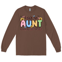 Chestnut being an aunt makes my life complete Long Sleeve Tee - MaliasSmallBusiness