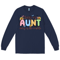 Navy being an aunt makes my life complete Long Sleeve Tee - MaliasSmallBusiness
