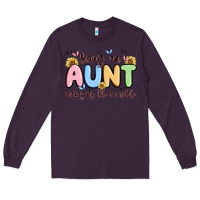 Plum being an aunt makes my life complete Long Sleeve Tee - MaliasSmallBusiness