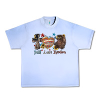 Grape Ice faith love freedom usa Urban Heavy Tee - NancyCooperArtShop