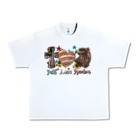 White faith love freedom usa Urban Heavy Tee - NancyCooperArtShop