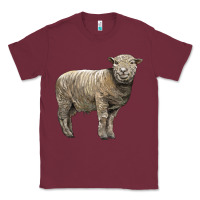 Burgundy southdown sheep Classic Tee - LillyAllenDesigns