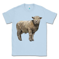 Dusty Blue southdown sheep Classic Tee - LillyAllenDesigns