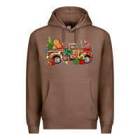 Chestnut gingerbread truck Premium Hoodie - texasbilliewilder