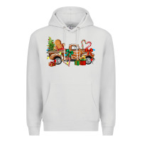 Dove Grey gingerbread truck Premium Hoodie - texasbilliewilder