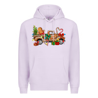 Lilac gingerbread truck Premium Hoodie - texasbilliewilder