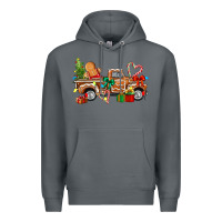 Rock gingerbread truck Premium Hoodie - texasbilliewilder