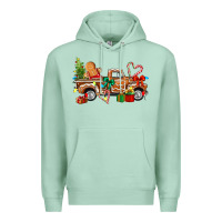 Seafoam gingerbread truck Premium Hoodie - texasbilliewilder
