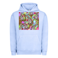 Pigment Grape Ice Easter bunnys eggs Urban Hoodie - OliviaCreatesArt