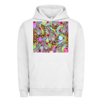 Pigment Lunar Rock Easter bunnys eggs Urban Hoodie - OliviaCreatesArt