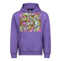 Tulip Easter bunnys eggs Urban Hoodie - OliviaCreatesArt