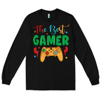 Black the best gamer Long Sleeve Tee - JahusDesignShop