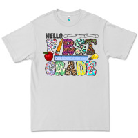 Dove Grey hellofirstgrade Premium Tee - CowhideDigitalArt