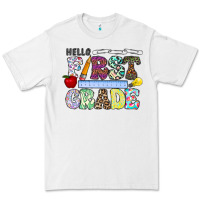 White hellofirstgrade Premium Tee - CowhideDigitalArt
