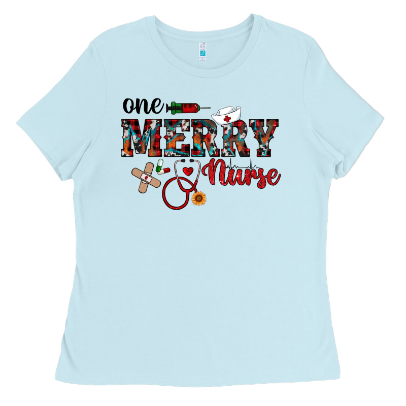 One Merry Nurse Western Ladies Tee by RanaPortraitStore | Teevron