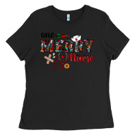 Black one merry nurse western Ladies Tee - RanaPortraitStore