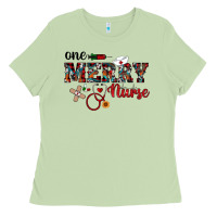 Matcha one merry nurse western Ladies Tee - RanaPortraitStore