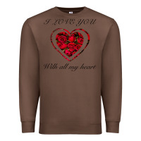 Chestnut I love you with all my heart Premium Sweatshirt - Bettercallsaul