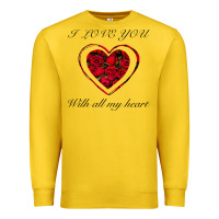 Lemon I love you with all my heart Premium Sweatshirt - Bettercallsaul