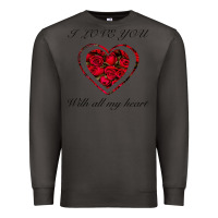 Smoke I love you with all my heart Premium Sweatshirt - Bettercallsaul