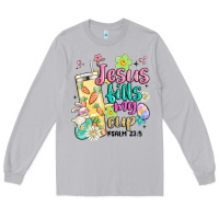 Moon Dust easter jesus fills my cup Long Sleeve Tee - MaliasSmallBusiness