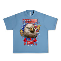 Pebble Blue freedom born free tour 1776 Urban Heavy Tee - NancyCooperArtShop