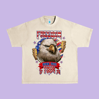 Freedom Born Free Tour 1776 Urban Heavy Tee Designed By Nancycooperartshop