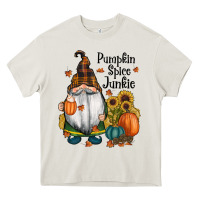 Cream pumpkin spice junkie Heavy Core Tee - RanaPortraitStore