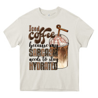 Cream iced coffee because my sarcasm needs to stay hydrated Heavy Core Tee - BarkalooDesign