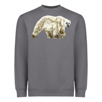 Storm Polar Bear Heavyweight Sweatshirt - LillyAllenDesigns